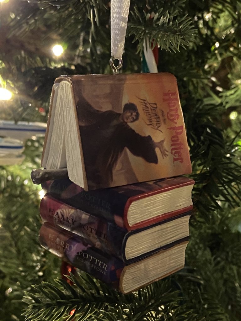 Harry Potter book ornament